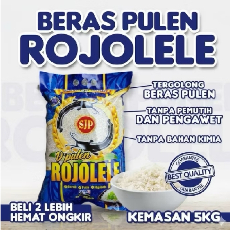 Beras 5 KG CAP ROJO LELE beras premium pulen enak bersih Termurah beras murni asli tanpa pemutih
