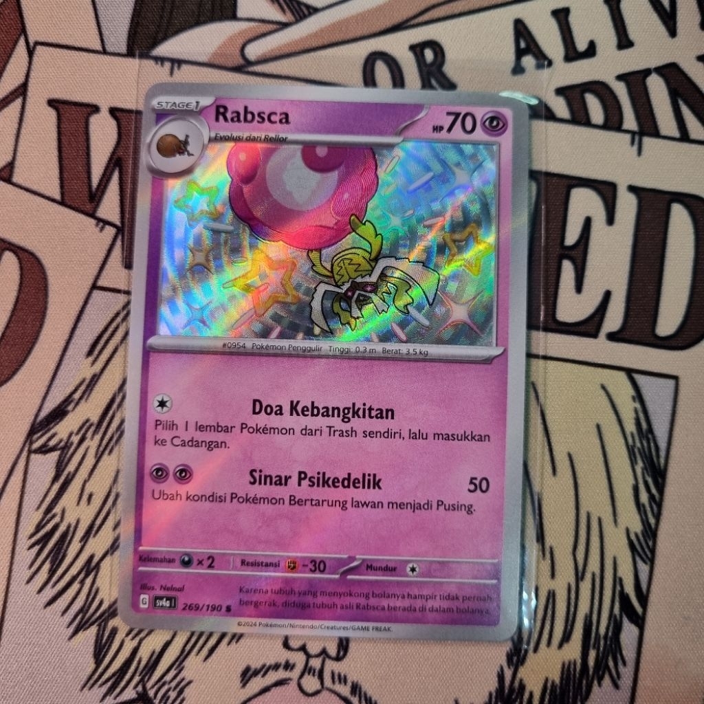 Rabsca Baby Shiny Harta Berkilau Pokemon TCG Indo