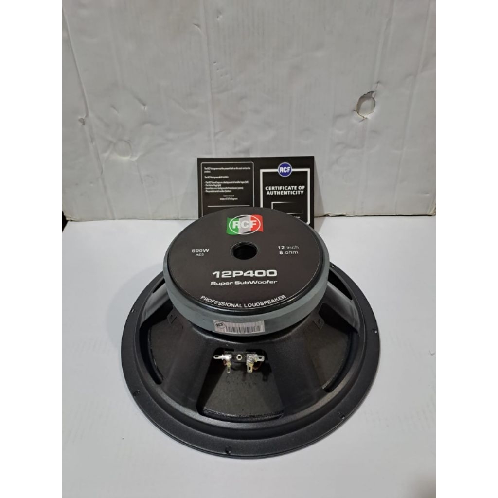 SPEAKER KOMPONEN RCF 12 INCH RCF 12P400 SUBWOOFER HOREG