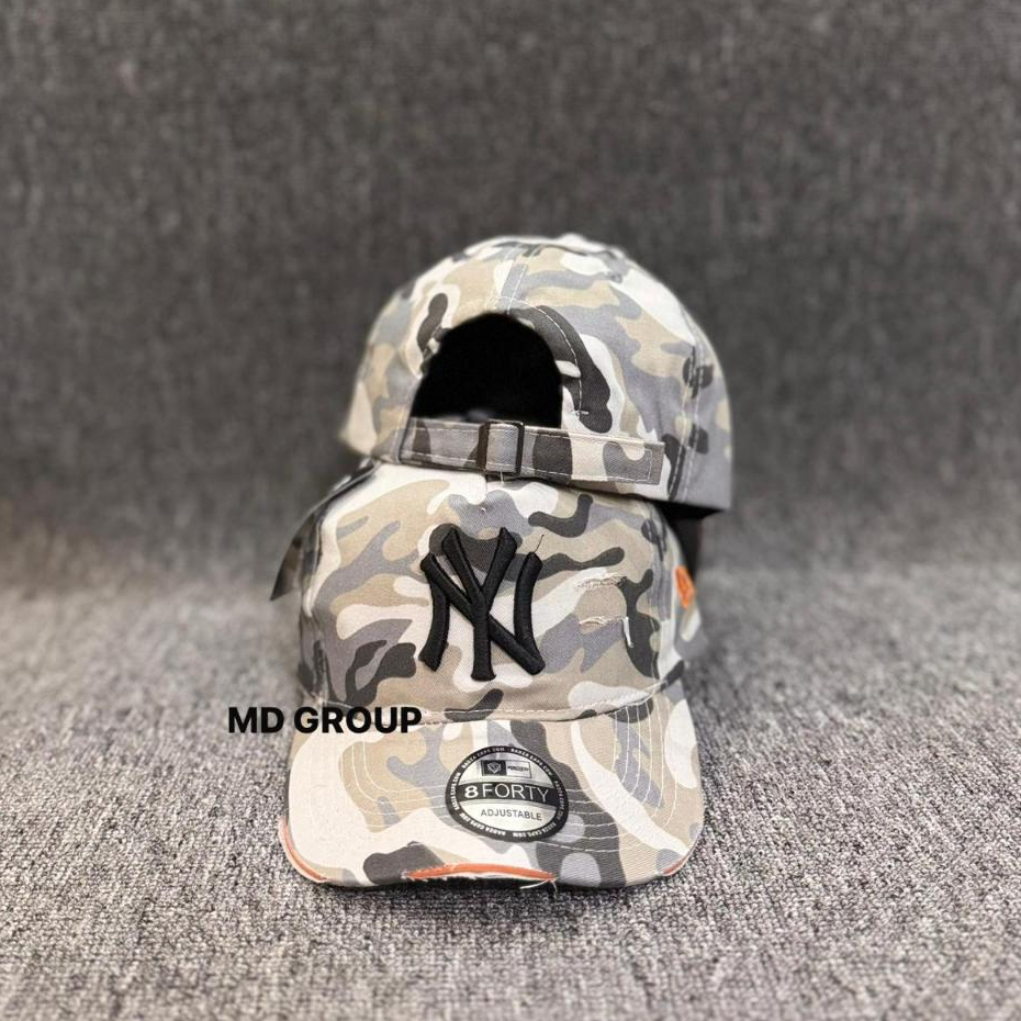 Topi Baseball Camo  Army Loreng NY Model Sobek Premium Distro Pria Trendyy 2026