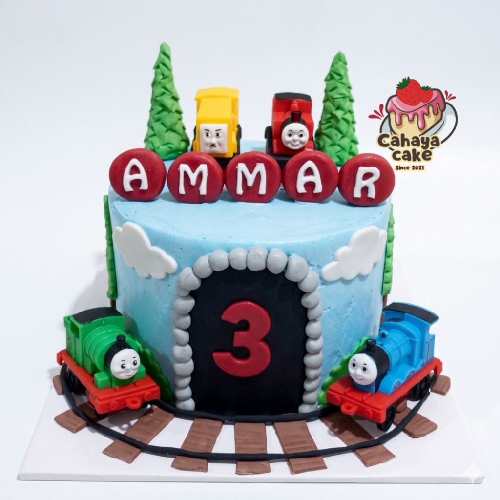 Thomas Cake / Kue Ulang Tahun Kereta Thomas / Kue Ultah Thomas