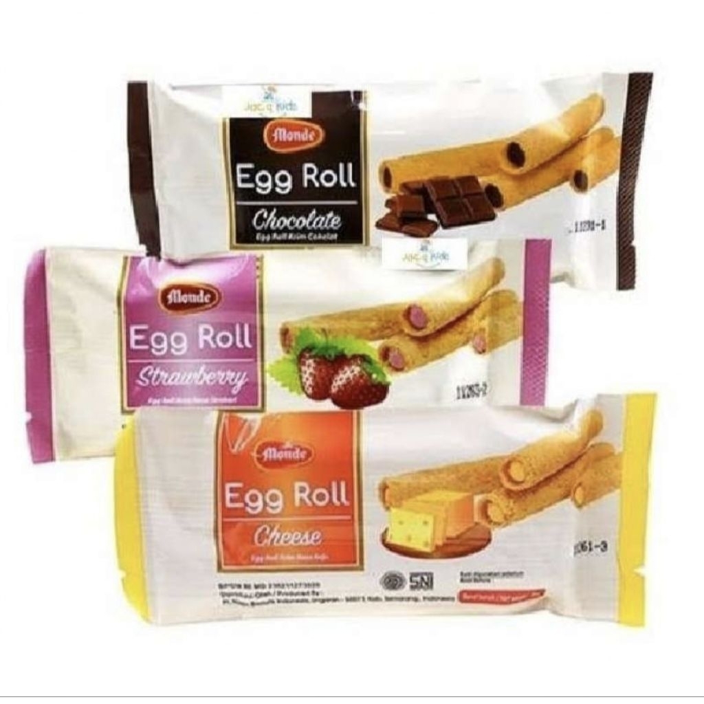 Monde Egg Roll 1 Pak isi 10x35 gram - Snack Monde eggroll kecil nikmat dan hemat