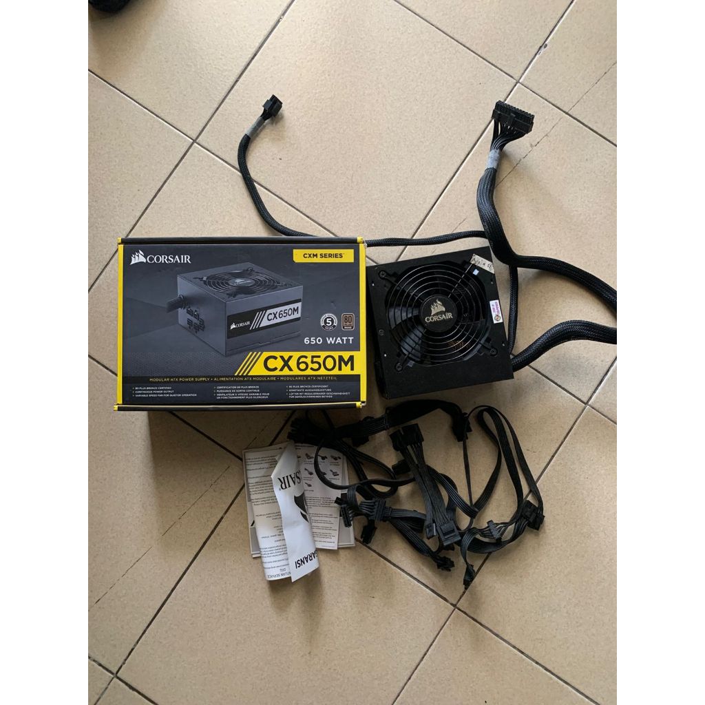 PSU Power Supply Corsair CX650M 650w 80 plus bronze
