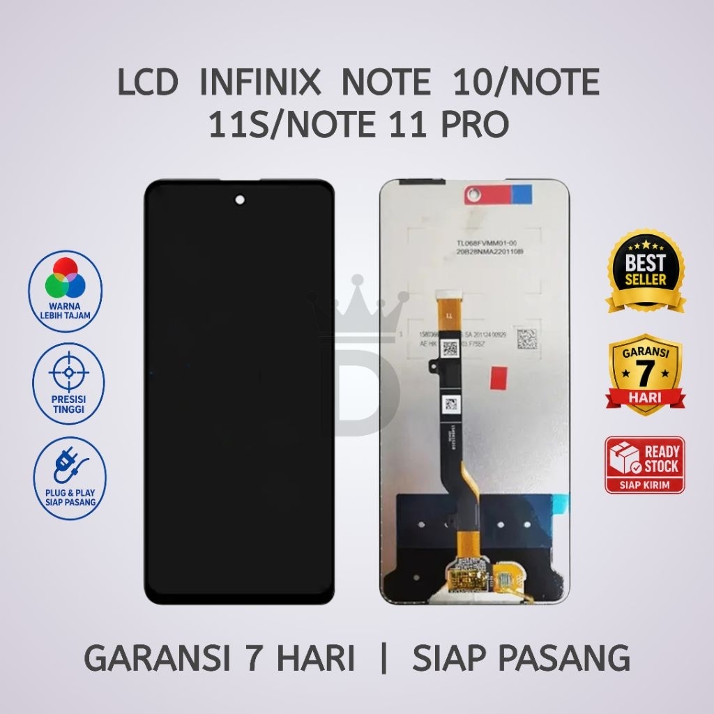 LCD TOUCHSCREEN INFINIX NOTE 10/NOTE 11S/NOTE 11 PRO FULLSET