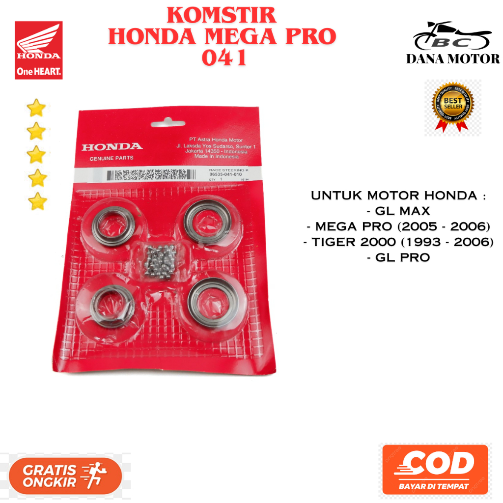 Komstir Mega Pro Ori / Kones Gl Pro / Komstir Honda Tiger Original Premium - 06535-041-010
