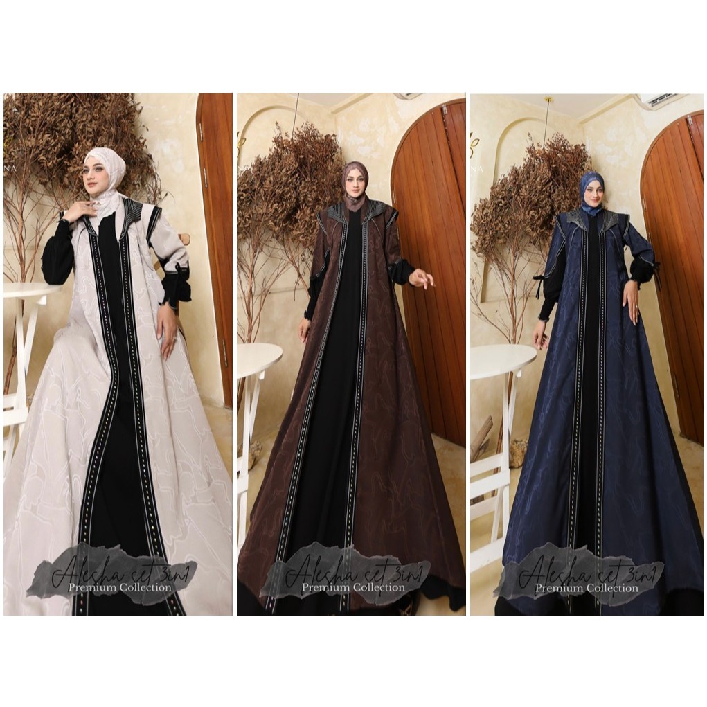 ALESHA SERIES 3 IN 1 SET GAMIS BY TREVANA
