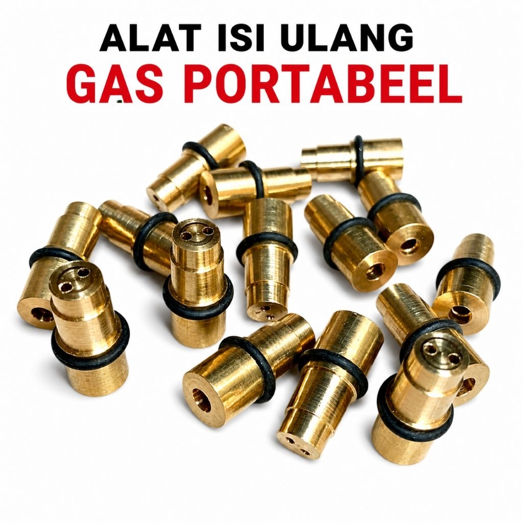 ALAT ISI ULANG GAS Kaleng Robison Dan Gas Kaleng Portable Simpel Botol Robison
