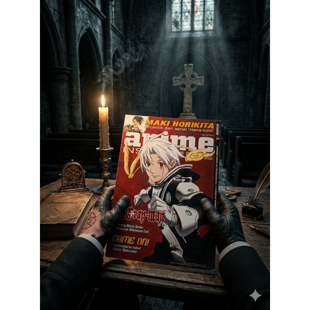 ​[RARE ITEM] Majalah Anime Insider - Cover D.Gray-Man Allen Walker
