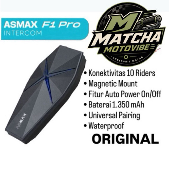 Intercom Asmax F1 Pro | Intercom Retouch | Interkom helm