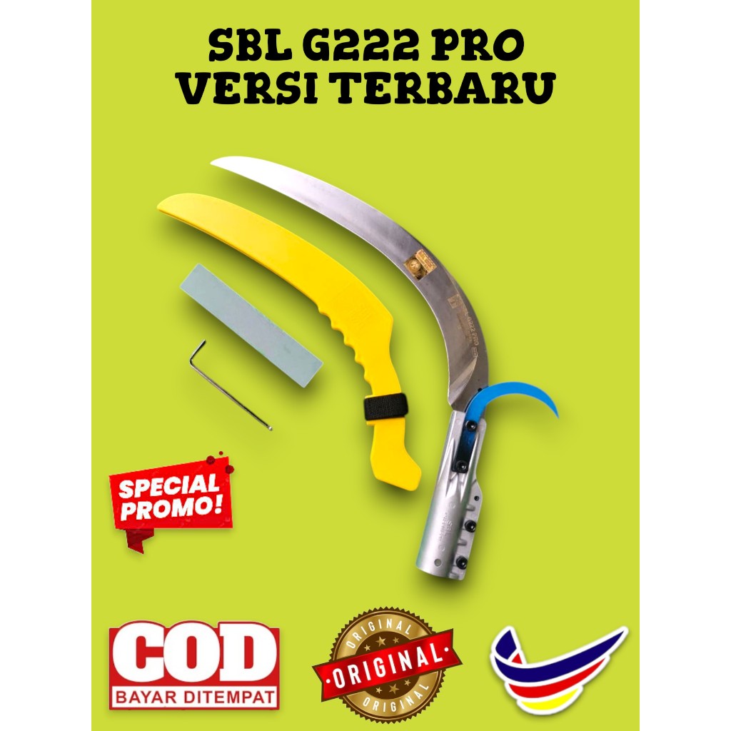 SBL G222 PRO NEW SET LENGKAP EGREK PREMIUM SUPER TAJAM ORIGINAL MALAYSIA