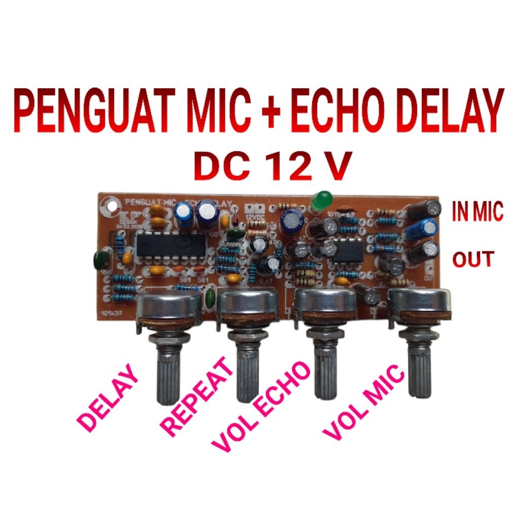 KIT MODUL PENGUAT MIC+ECHO PT2399