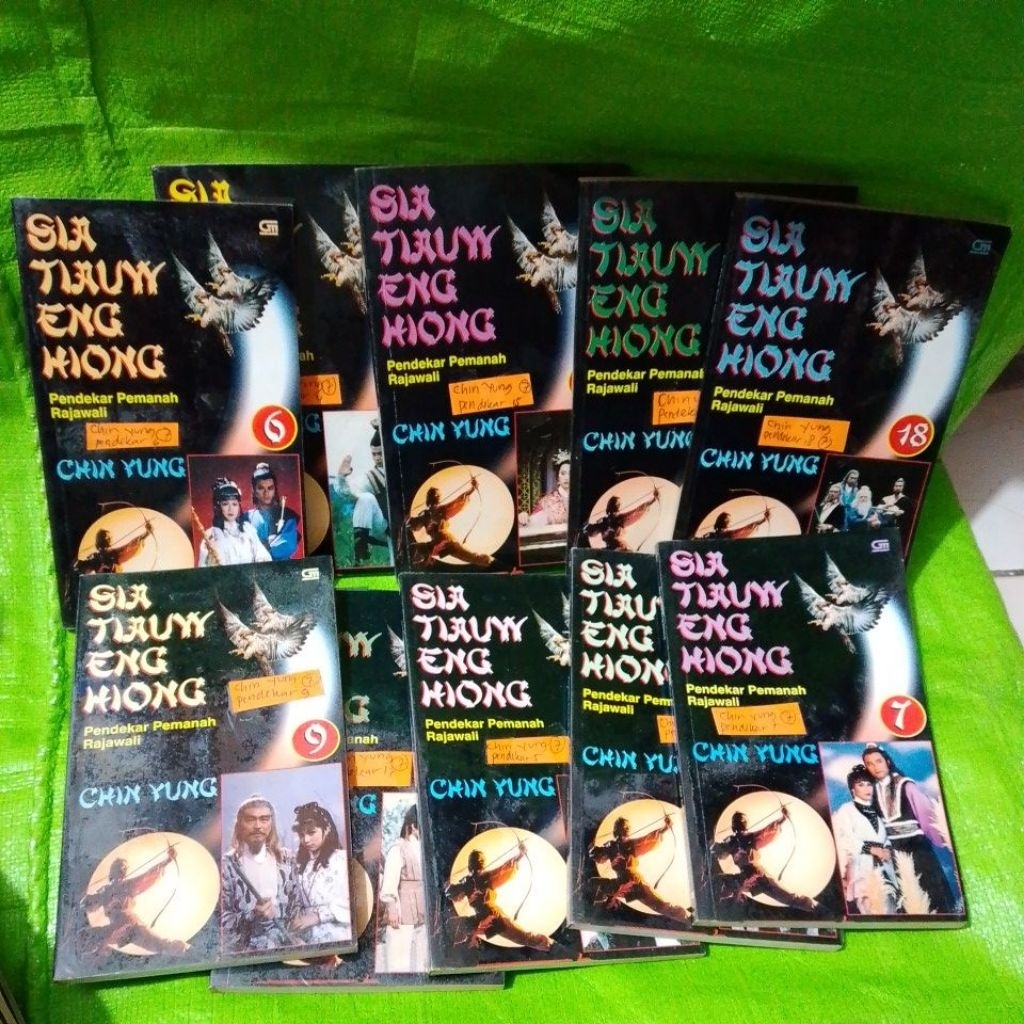 Novel Chiung Yao - Chin Yung- San PeK Eng Tay Preloved- kabut cinta - Pendekar Pemanah Rajawali