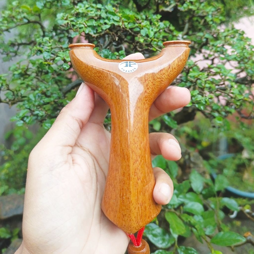bahan kayu ulin kalimantan bentuk ketapel bisa reques bahan premium