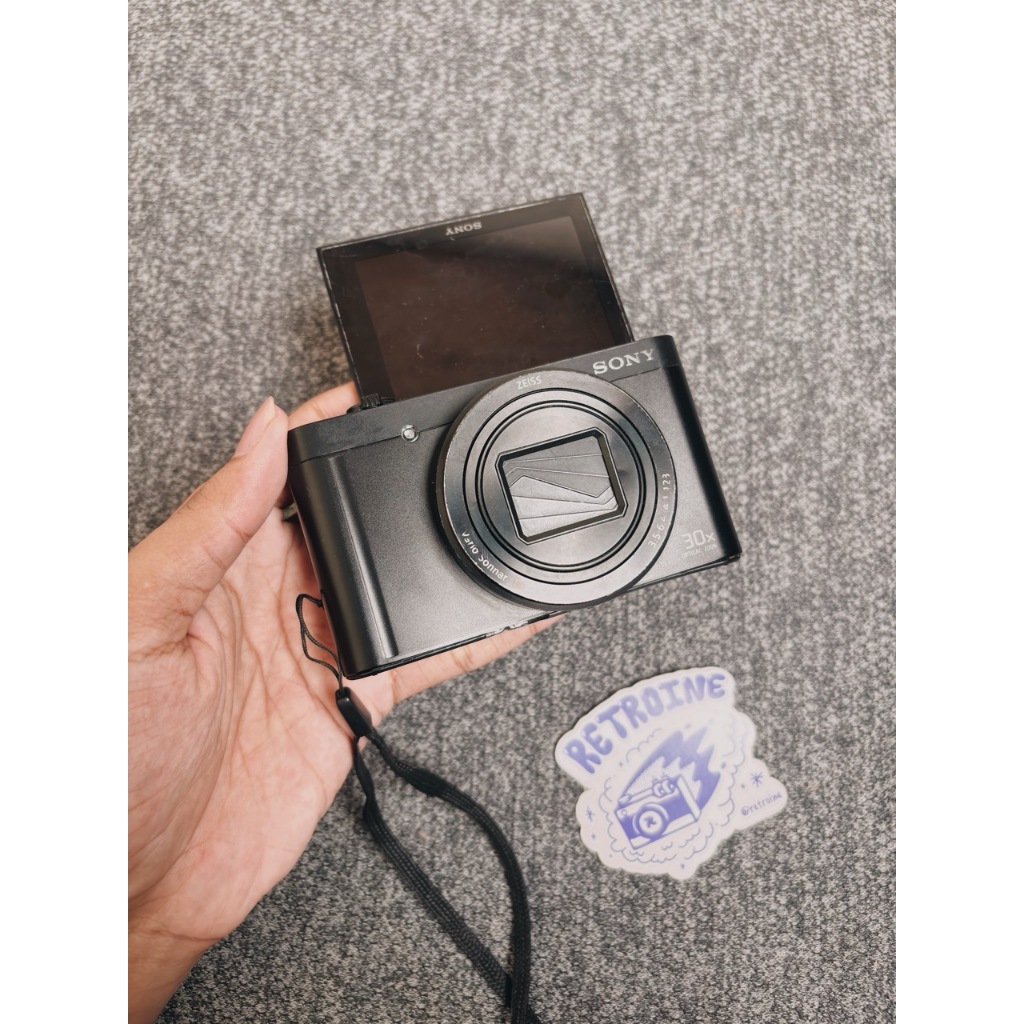 Digicam Kamera Pocket Digital Sony Cybershot DSC-WX500 in classic black