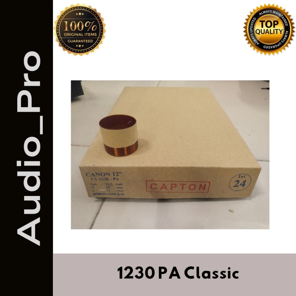 SPUL VOICE COIL SPEAKER 12 INCH CAPTON 1230 PA