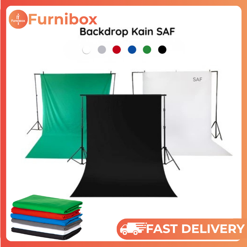Kain Backdrop Studio Fotografi Kain Backdrop Konten Cotton Textile Muslin Cloth