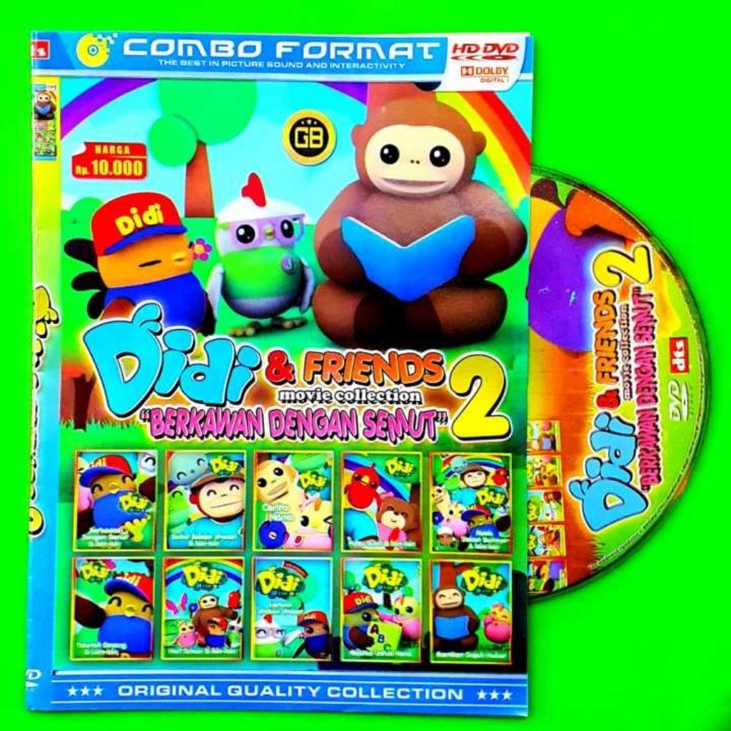 KASET DVD ANAK ANAK FILMM KARTUNN DIDI AND FRIENDS-DVD LAGU ANAK ANAK