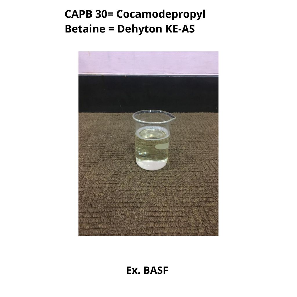 CAPB 30= Cocamidopropyl Betaine =  Dehyton KE-AS ( 10Lt/20Lt )