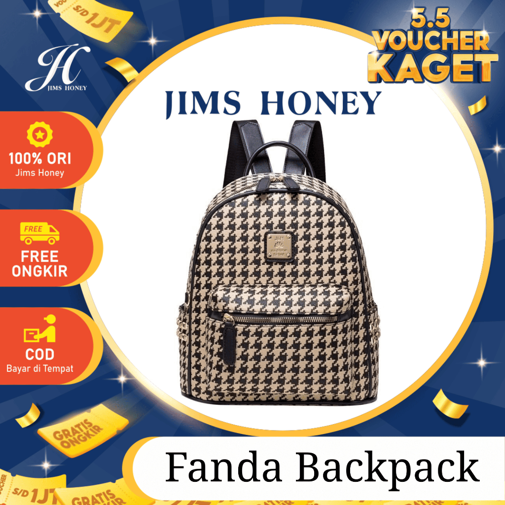 JIMS HONEY FANDA Backpack Tas Gendong Mini Ransel Wanita