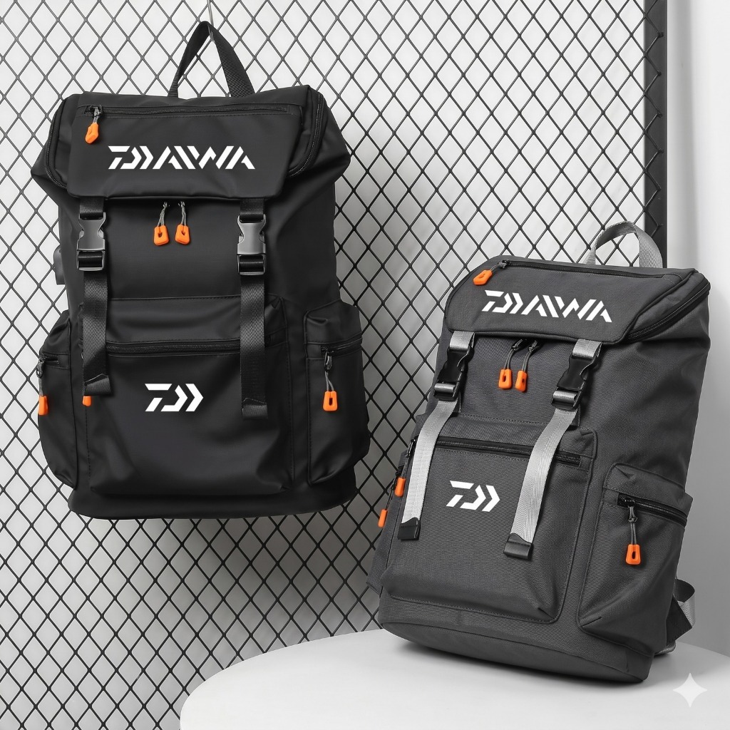 Ransel Sekolah Anak Remaja Tahan Air, Desain Elegan Warna Hitam TAS SMP SMA