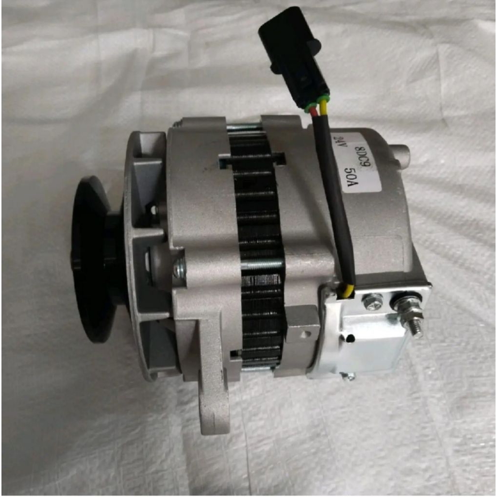 ALTERNATOR DINAMO AMPER MITSUBISHI FUSO 8DC9 24V 50AMPER DINAMO CAS AMPER
