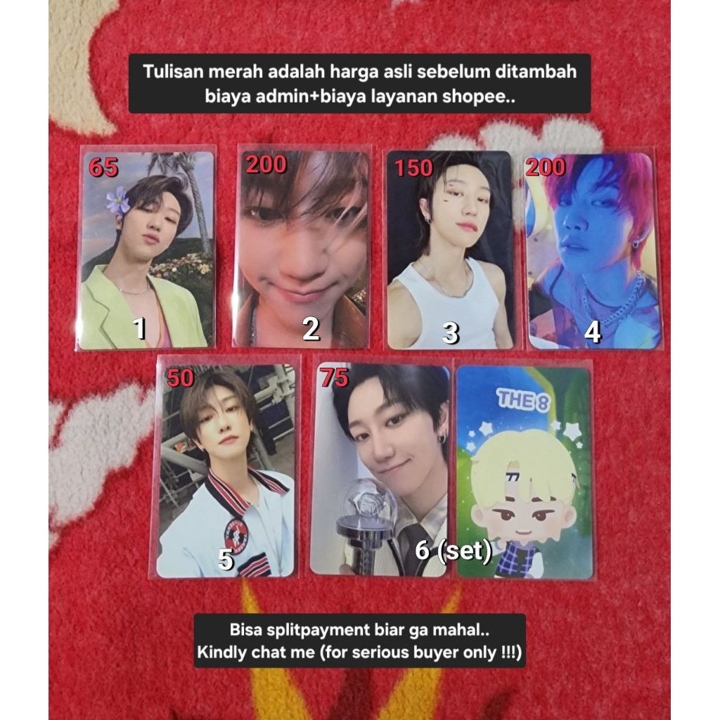 Photocard The 8 / Minghao Seventeen