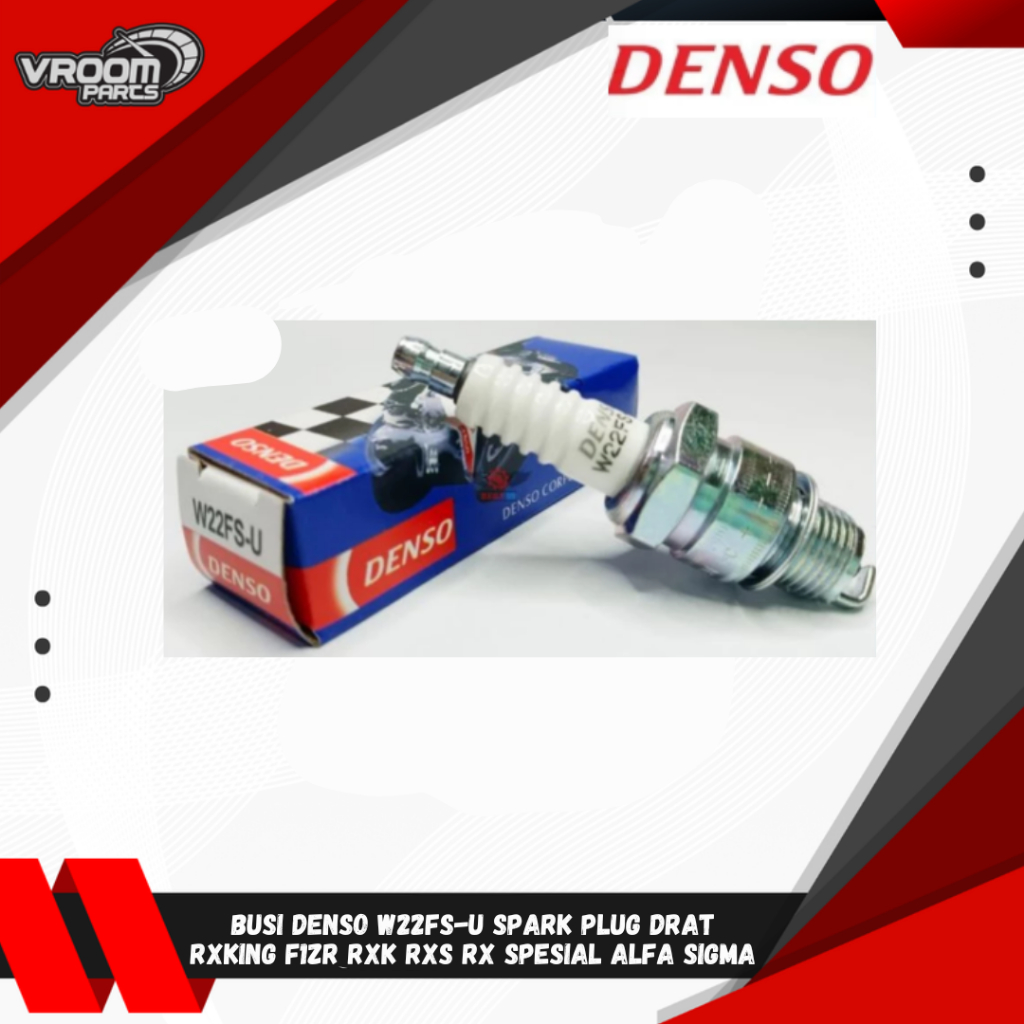 BUSI DENSO SPARK PLUG DRAT PENDEK RXKing RX King F1ZR FIZR F1Z RXK RXS RX SPESIAL ALFA SIGMA RC 80 R