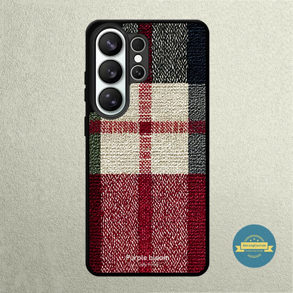 Case Samsung S26 S25 S24 S23 S22 S21 S20 S9 S8 Ultra Plus FE Edge Softcase Plaid Flanel Harmony