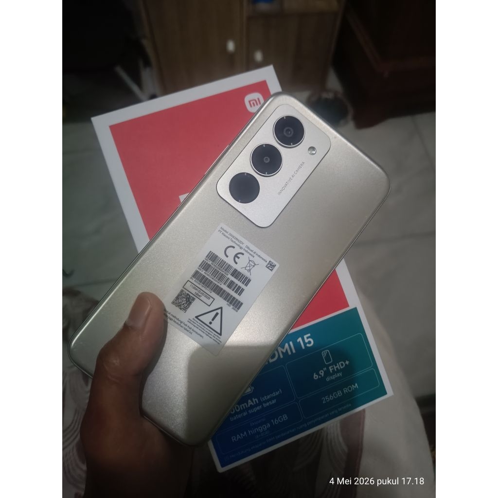redmi 15 8/256 GB fullset second