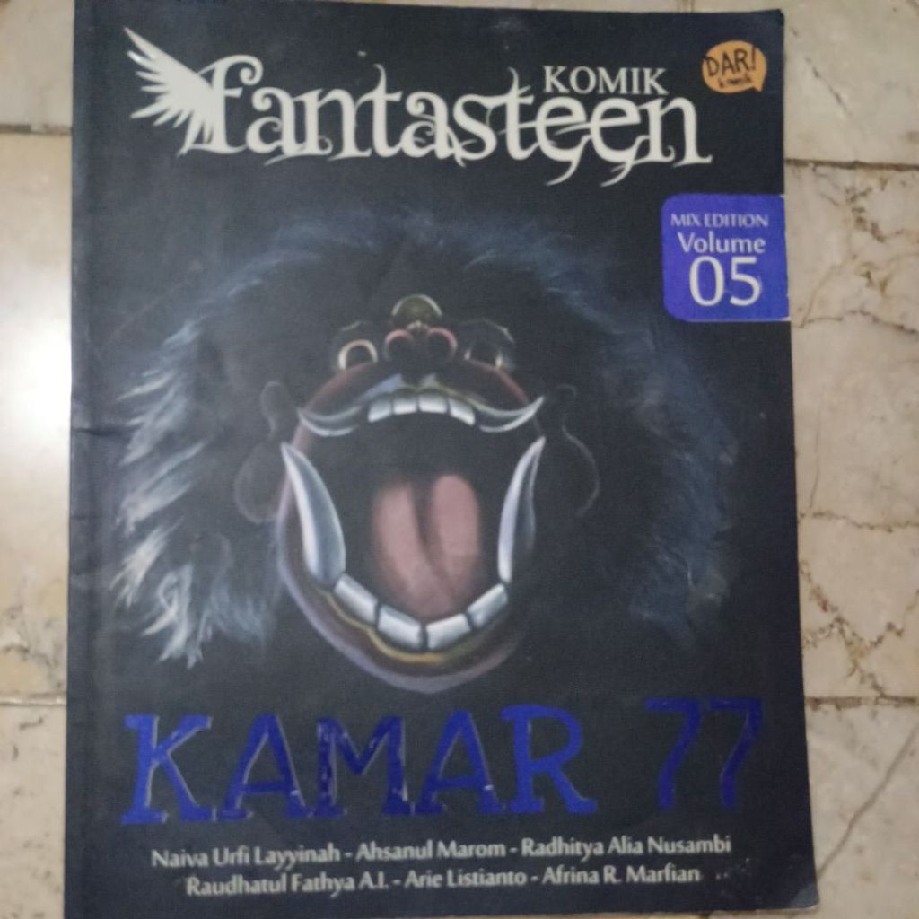 ORIGINAL Buku Komik Fantasteen Mix #5 Kamar 77 (Bekas / Preloved)