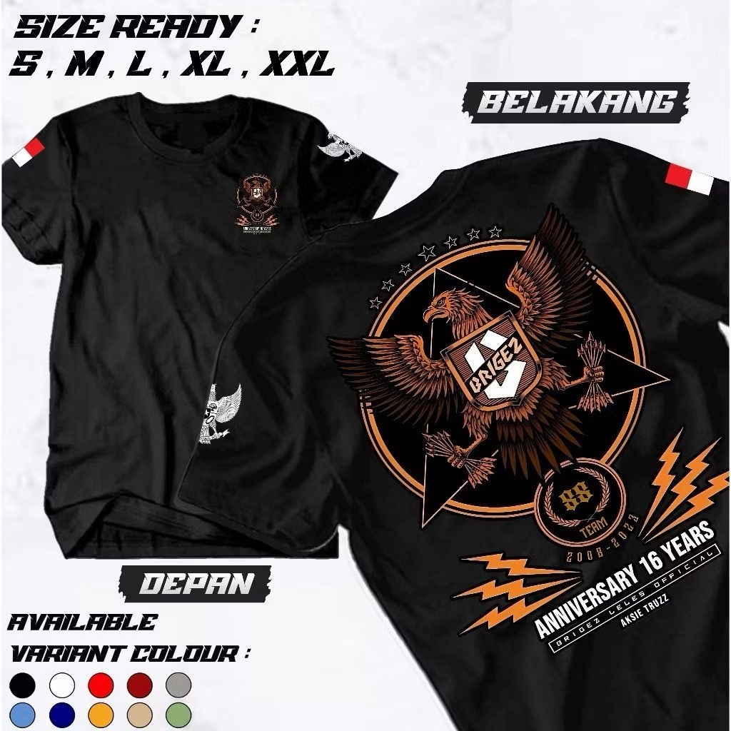 ￼mmmkaos - Kaos Brigez Indonesia Terbaru - Baju komunitas Motor Indonesia - Kaos Ormas - Kaos Keren 