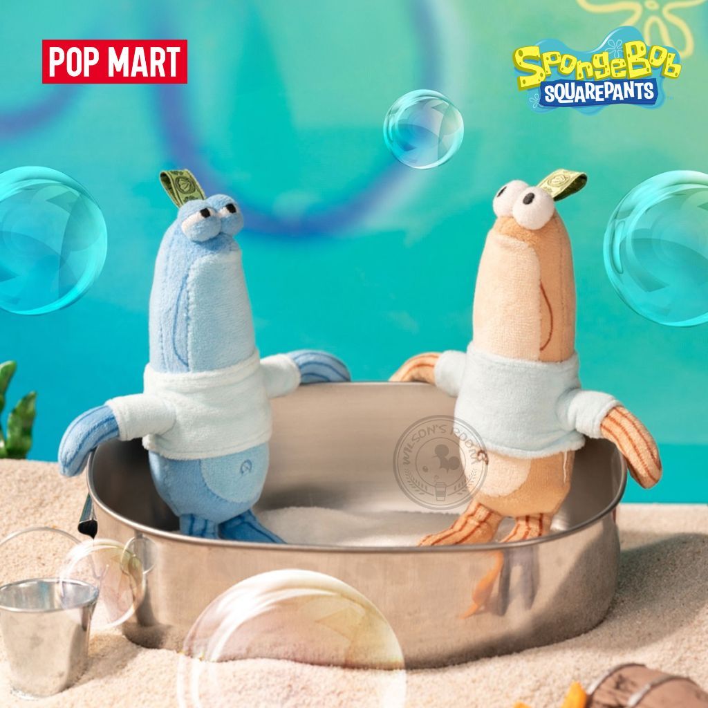 [SECRET] POP MART Sardine Spongebob Squarepants Bikini Bottom Buddies Fish Whimsical Plush POPMART G