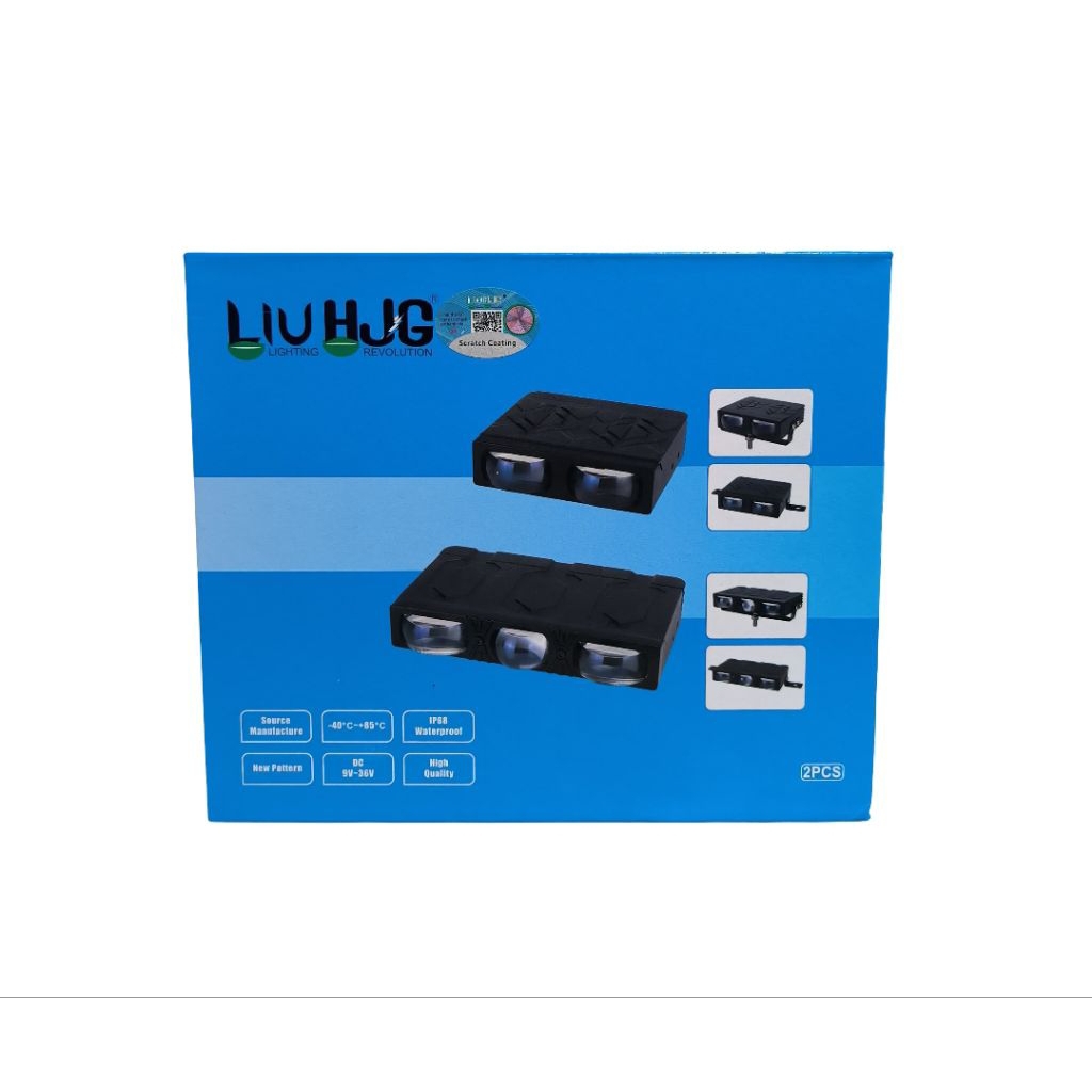 BILED Velolaser HJG 2 Mata Slim LIU HJG Super Terang 9-36V IP67