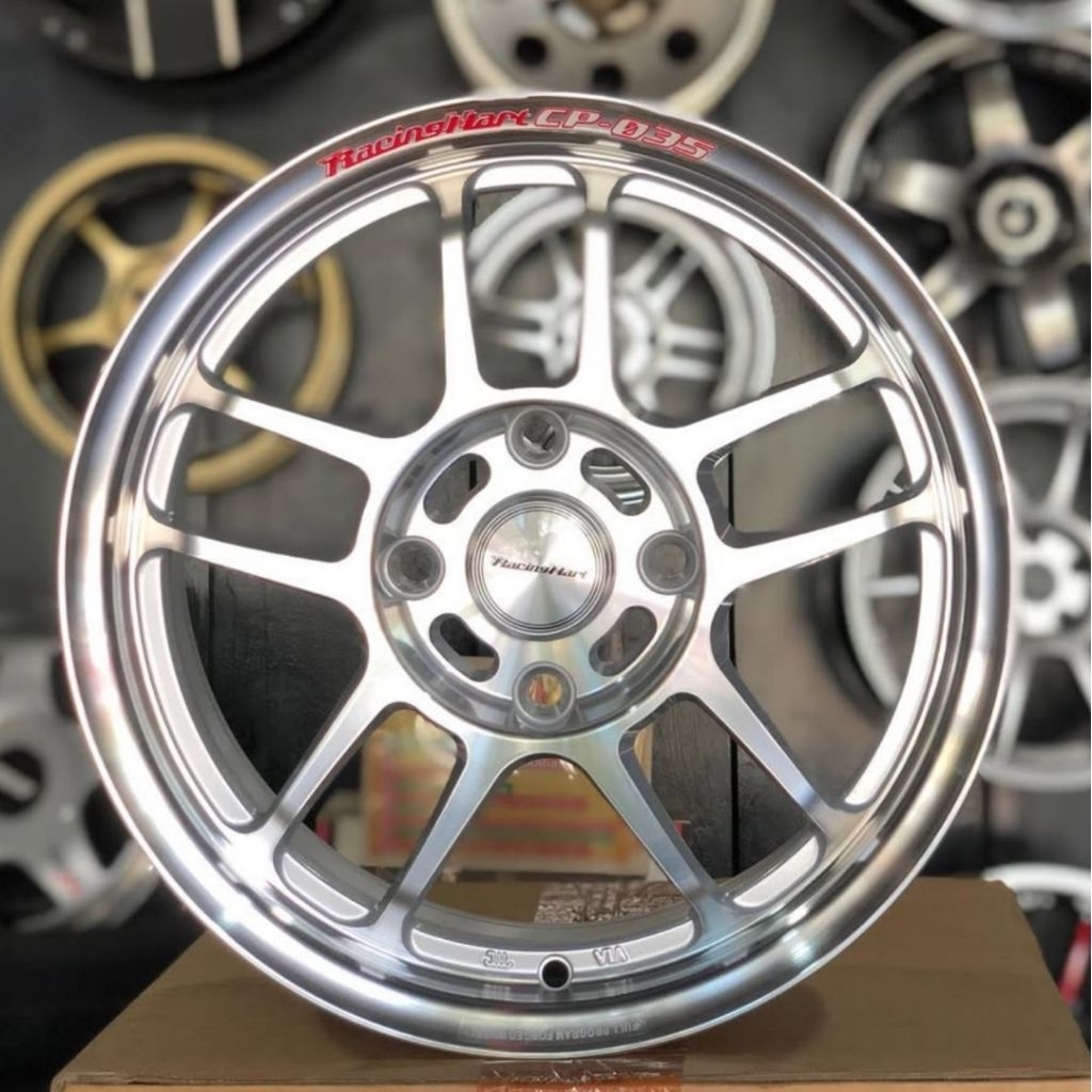 velg ring 15 PCD 4X114,3 RACING HART FLOW FORMING velg racing r15 velg Avanza Xenia Livina Wuling ki