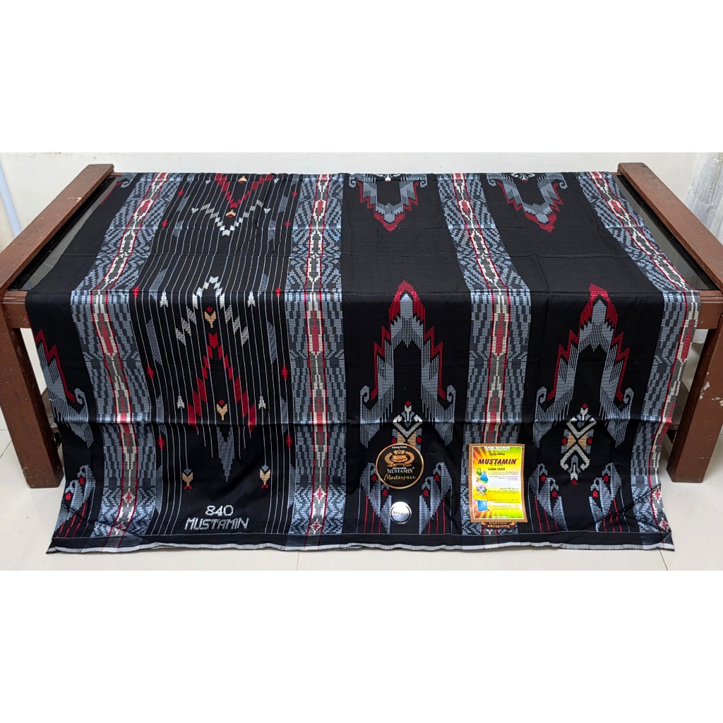 (TERLARIS) Sarung Tenun Sutra Mustamin 840 SIC Full Sutra setara bhs sgl sgf sge tamer sga lamiri