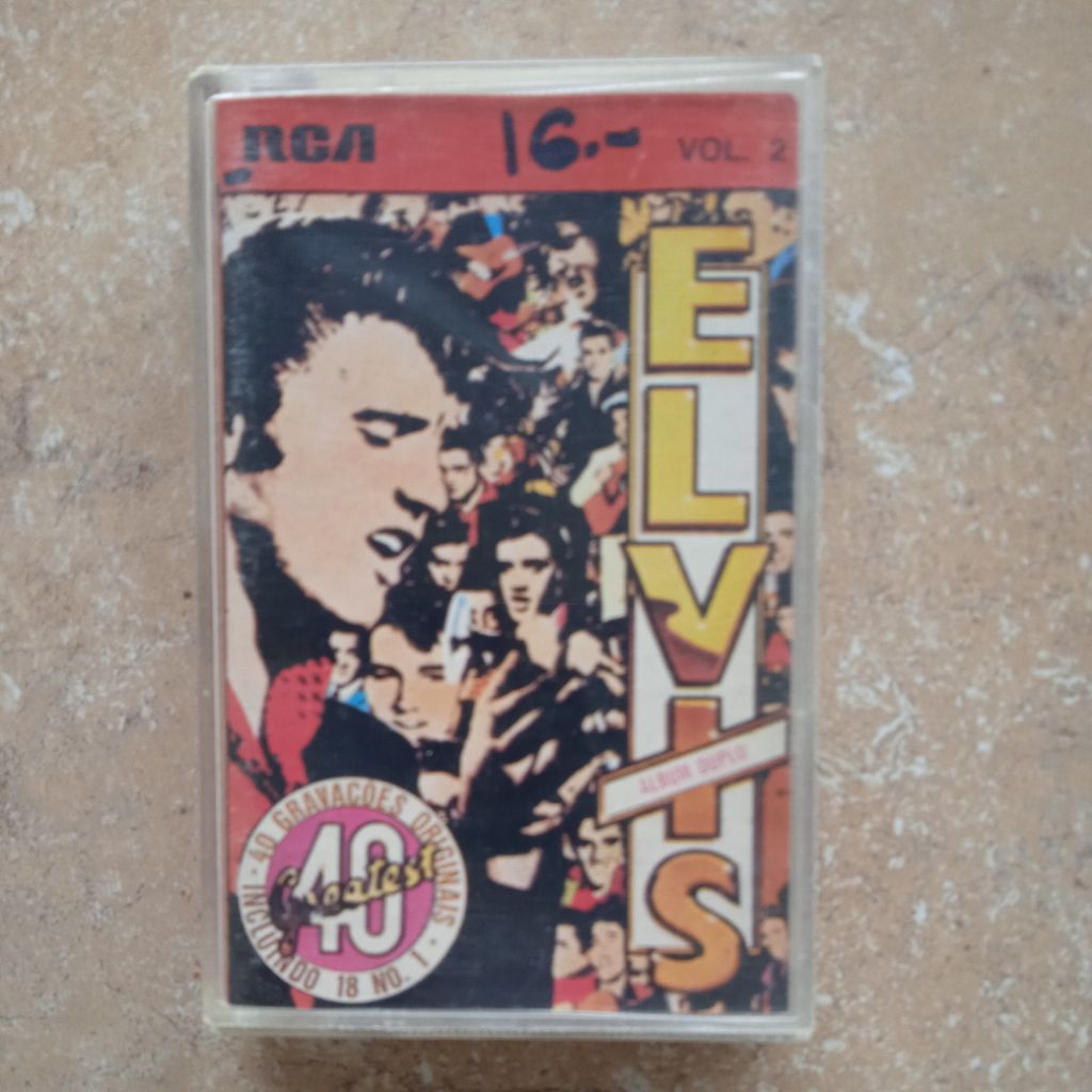 Kaset Pita Elvis Presley "Elvis's 40 Greatest", Kaset Impor