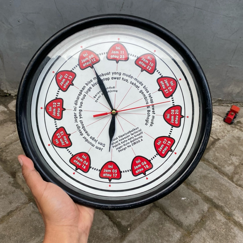jam dinding joger bali original