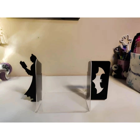 Bookend acrylic/Pembatas Buku akrilik/ Book Stand akrilik/Penahan Buku akrilik