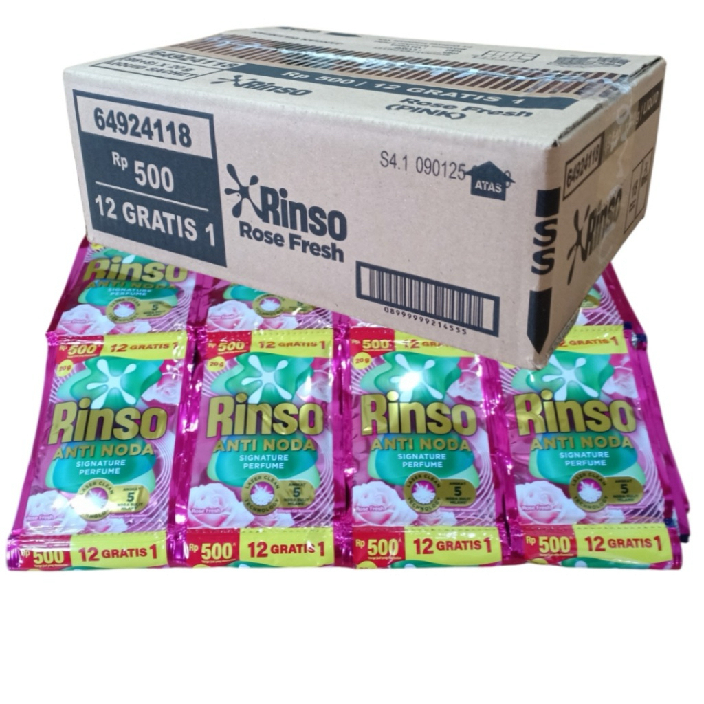 Rinso cair 1dus rp500
