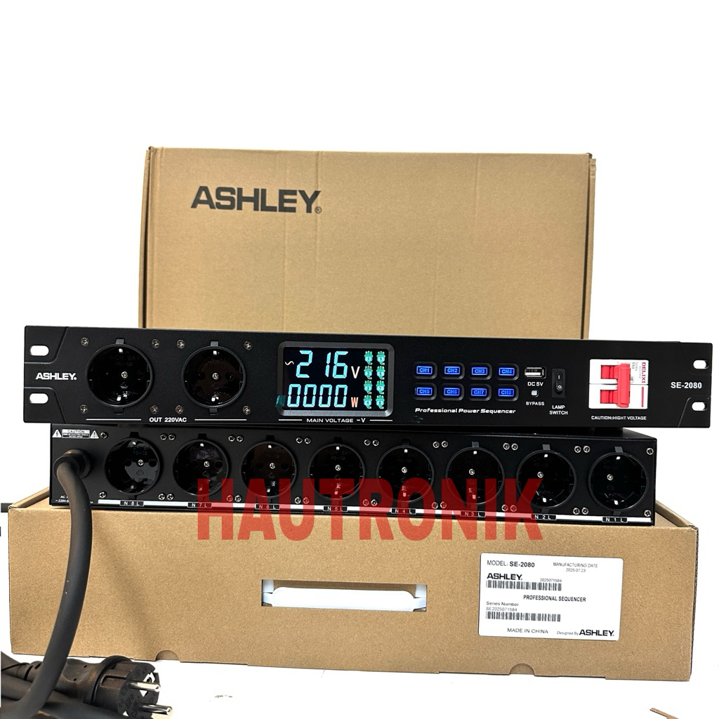 Power Sequencer Ashley SE 2080 Original Ashley Se2080 sequencer Bagus ( Bisa COD )