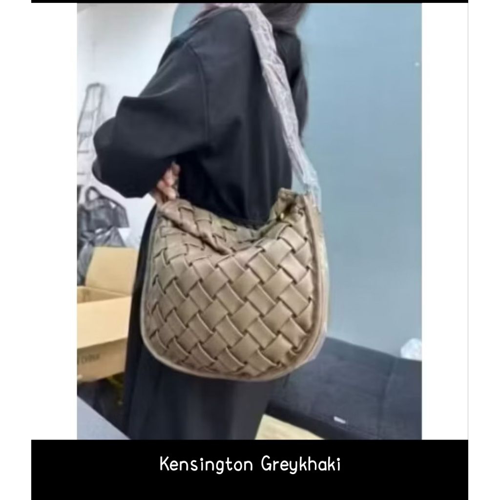 Tas kensington greykhaki eksklusif madelyn