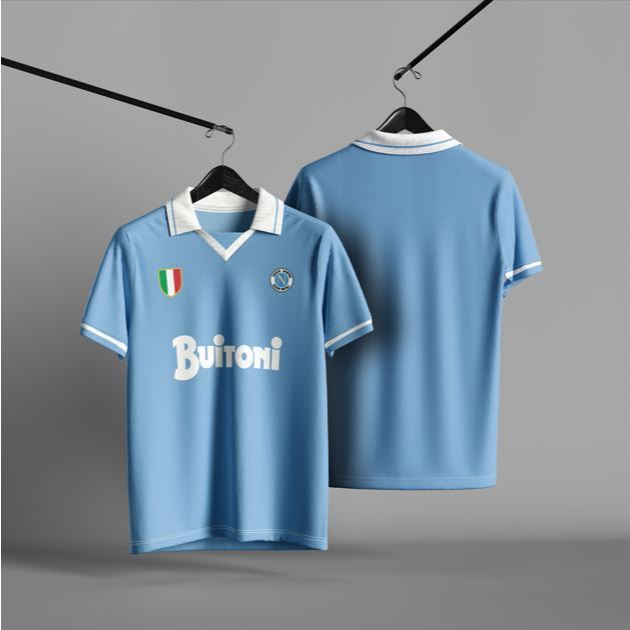 LOTFI SPORT JERSEY NAPOLI 1985-1988 | RETRO | VINTAGE | CASUAL