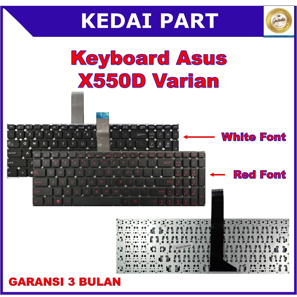Keyboard Asus X550 X550D X550J X550IU X550V X550VX X550Z X550ZE