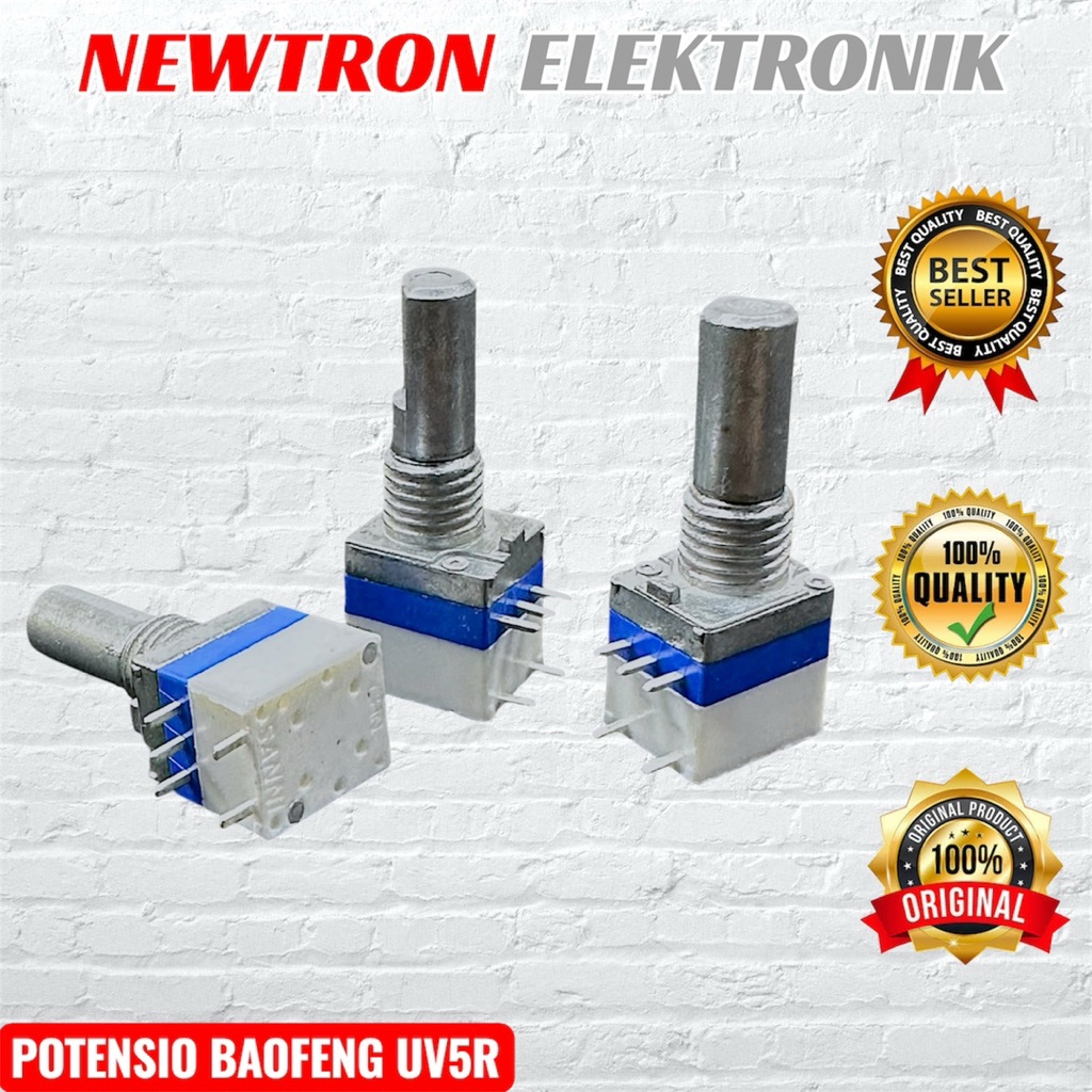 Potensio HT Baofeng UV5R UV82 Original Volume Switch Compatible Vertec VT 5R 82 Pofung Taffware Weie