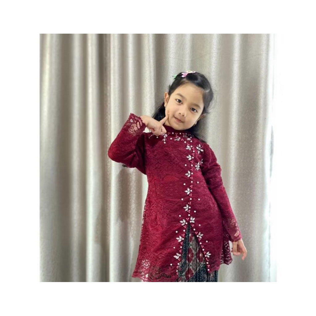 KEBAYA JANGGAN ANAK BROKAT-SET TUNIK KEBAYA ANAK MODEREN-BROKAT ANAK PREMIUM-KEBAYA BROKAY PAYET ANA