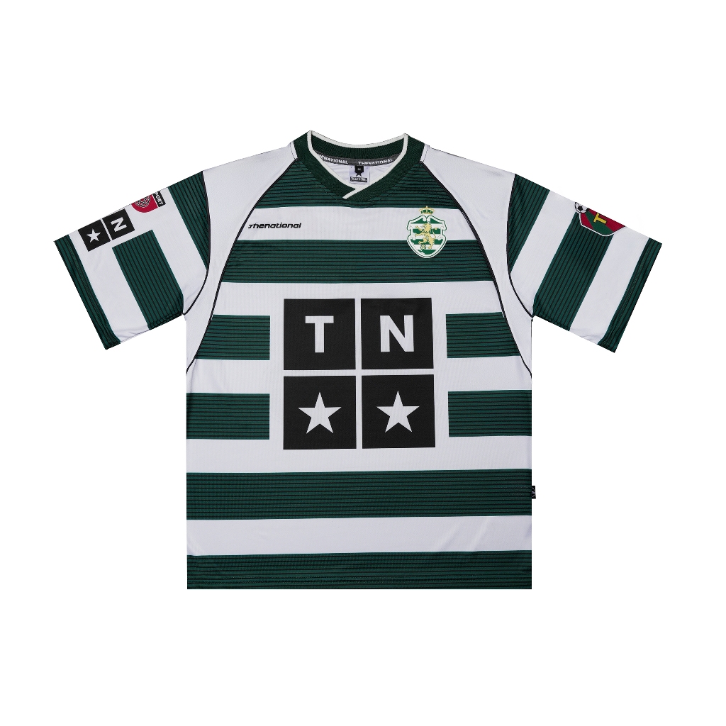 Thenational Jersey Dryfit Green White Sporting - Block Core Jersey