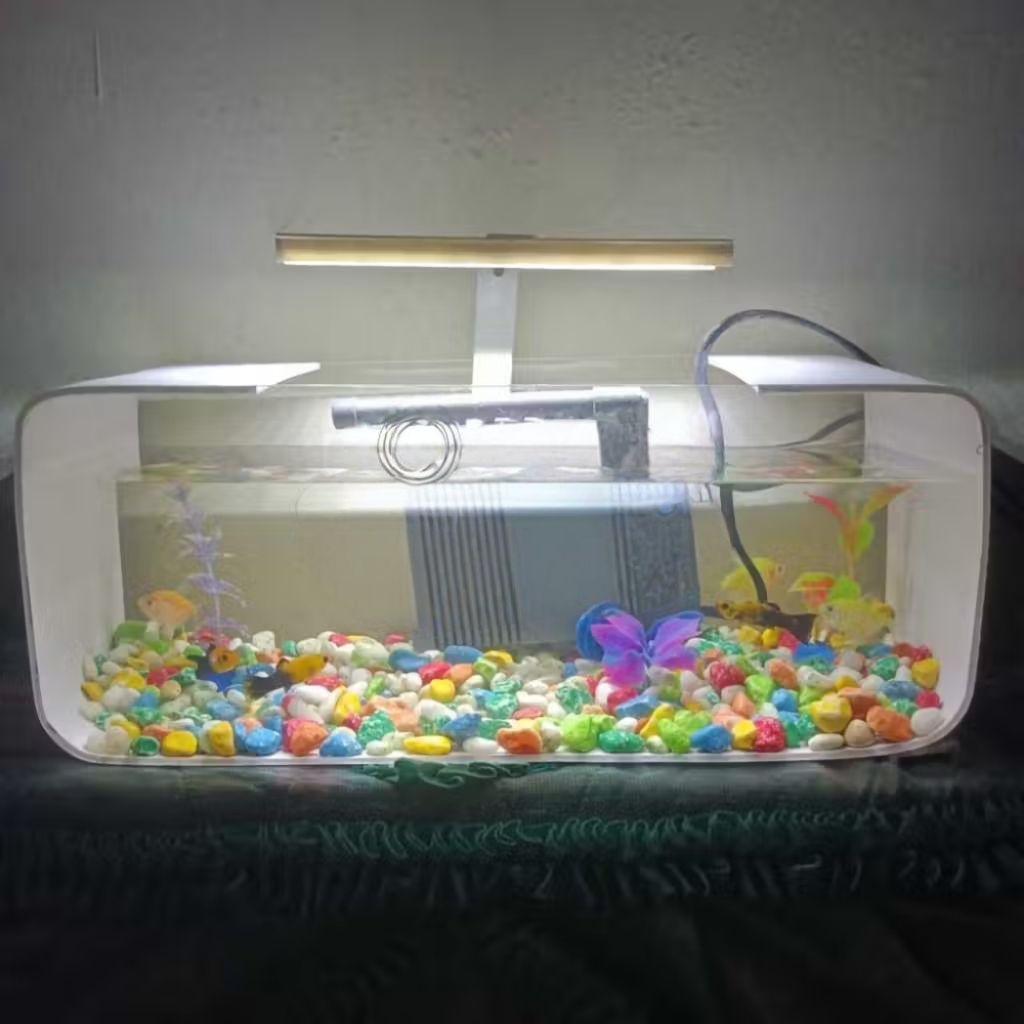 Lampu PW LED Aquarium Aquascape Lampu Perangsang Warna Ikan USB 5v