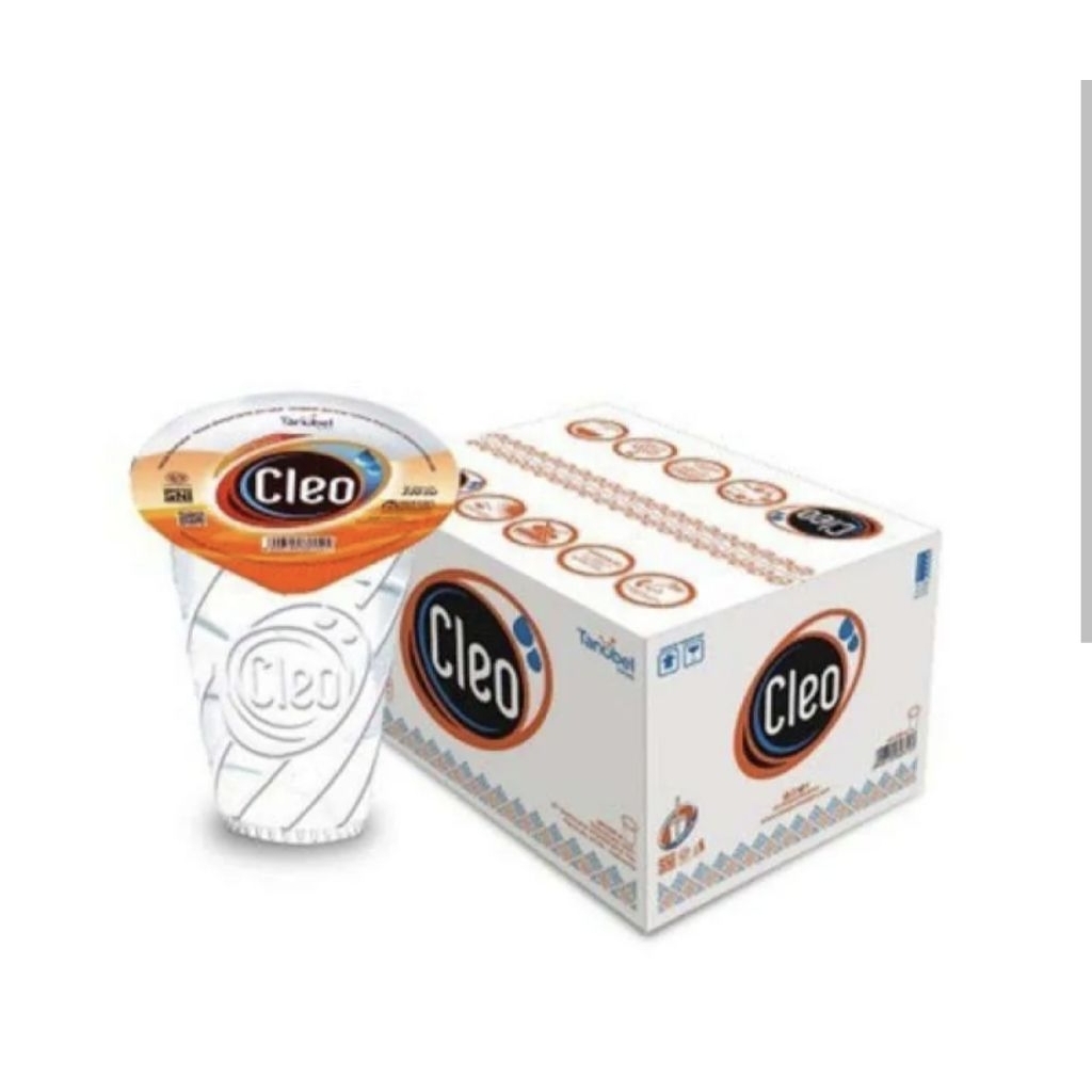 AIR MINERAL CLEO GELAS ISI 40 GELAS x 220ML AIR MINERAL GELAS