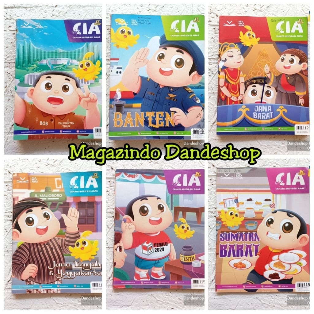 CIA ~ Cahaya Inspirasi Anak - Majalah Anak Anak Bekas