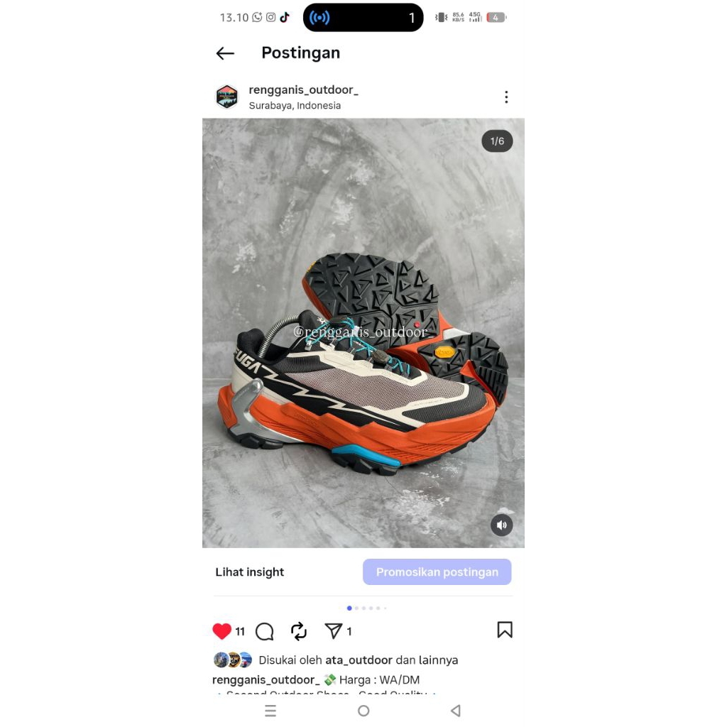 sepatu trailrun kailas fuga du